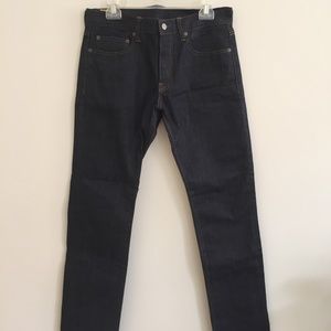 J. Crew Men's Straight Leg Dark Wash Jeans